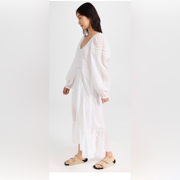 Isabel Marant Etoile Melia Dress in White - Picture 7 of 15